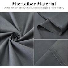 Body Pillow Cover, Ultra Soft Microfiber Long Pillowcase, Envelope Closure Large Pillow Cases 20x54 Inch (Beige) - Dark Gray - 查看 3