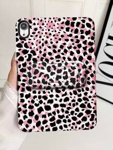 Cheetah,Leopard Print Leopard Print Soft Protective Case Compatible With Apple IPad Mini 6/7, Tab A7/A9, Pad 5/5 Pro, Redmi Pad SE, Shockproof Stand Cover - Multicolor - View 5