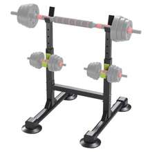 Máquina de press de bancaTTMXI Rack de Sentadillas Ajustable Soporte para Pesas Multifuncional Soporte para Barra para Entrenamiento en Casa Gimna Press Banca Piernas Carga Máxima de 300kg - como en la foto - Ver 1