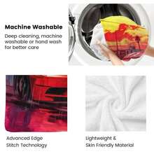 Cartoon Blanket Soft Comfortable Multifunctional Throw Cozy Bedding For Home Living Room Couch Gift - Multicolor - View 7