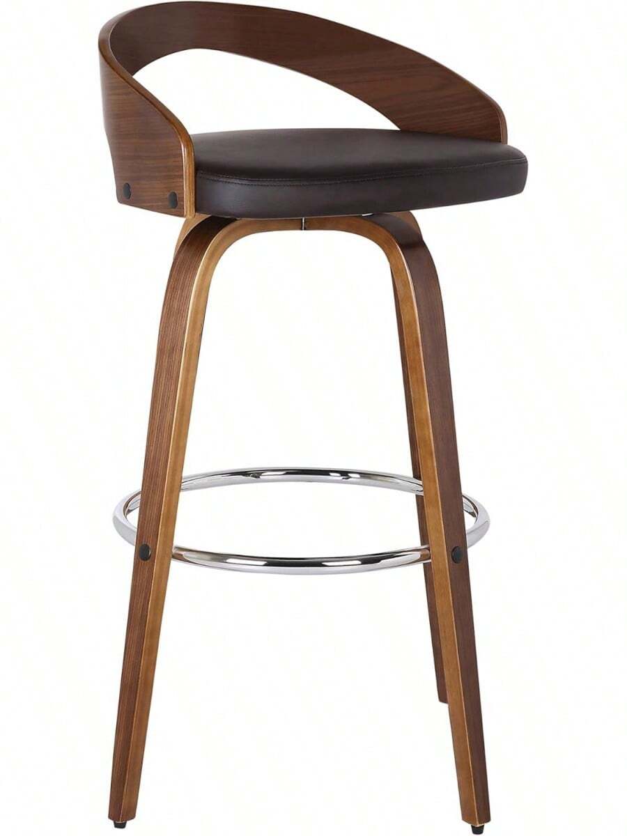 Barstools - 갈색과 호두나무 - 보기 1