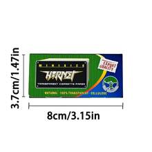 3 包，HORENT 78MM 透明卷烟纸，50 张/包，高品质透明卷烟纸，便携式小卷烟纸，卷烟必备！ - 綠色 - 查看 4