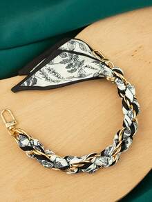 合金多元素挂绳 1 件装 多功能短款手机挂绳 编织优雅手机带 通用手机吊坠项链 带透明夹子 实用礼物 春季生日礼物 - 彩色 - 查看 9