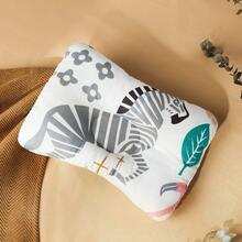 INSULAR-almohada de algodón para recién nacido, reposacabezas antiplano, transpirable, con dibujos animados, de 0 a 1 años - Caballo arcoíris(S) - Ver 10