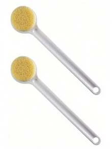 1/2 chiếc bàn chải tắm cán dài có chức năng tẩy tế bào chết toàn thân và lưng, massage và tẩy da chết, tay cầm chống trượt, chà xát cơ thể nhẹ nhàng, thiết kế tay cầm dài phù hợp với những vùng khó tiếp cận như lưng, chân và vai, phụ kiện tắm, vật dụng cần thiết trong phòng tắm, quà tặng cho phụ nữ. - Nhiều màu - Xem 14