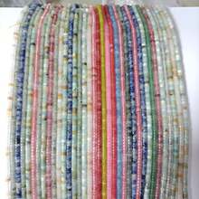 1 Strand 2*4mm Natural Stone Round Spacer Beads, Semi-Finished DIY Jewelry Accessories And Beading Materials - Stone Spacer Beads - View 1