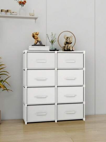 1pc Multi-Layer Storage Cabinet With Drawers, Bedroom Lingerie Organizer, Home Use Assembly Storage Rack, Floor Standing Assembly Storage Rack