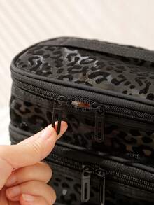 2/3 Layer Makeup Bag With Large Capacity, New Mesh Cosmetic Organizer Bag, Transparent Visible Makeup Storage, Can Hold Makeup Brushes, Powder Puffs, Lipsticks, Etc. - Multicolor - View 7