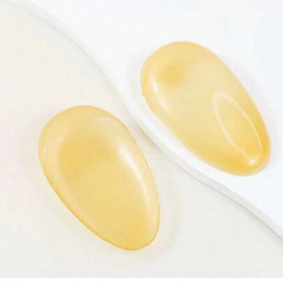 2pcs Reusable Blue & Black Hair Dye & Styling Ear Protectors - Durable Plastic Ear Muffs, Lightweight, Waterproof, Suitable For Home Or Salon Use