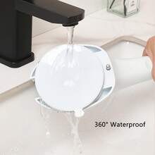 Bathroom Suction Handrail Non-Slip Grab Bar Wall-Mounted Glass Door Handle Elderly Safety Assistive Device - White - View 9