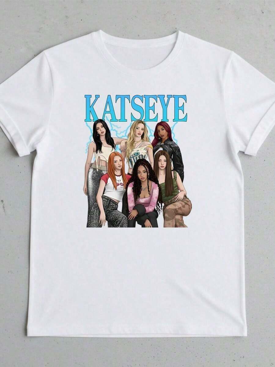 2026 Young Girls' Boys' Graphic Cotton Graphic Tees, Katseye Music Shirt, Katseye K-Pop Graphic T-Shirt, Katseye Gnarly T-Shirt, Katseye K-Pop T-Shirt, Gabriela Shirt, T-Shirt For Teenagers, Music T-Shirt Boys' T-Shirts Girls' Outfits Matching Mother-Daughter Wear TV-Inspired Gifts For Girls Teenage Girls' Clothing Boys' Apparel Gifts For Teenage Boys Children's Outfits Girls' Aesthetic T-Shirts Teenage Girls' Tops Teenage Girls' T-Shirts Teenage Girls' Clothing Girls' Jackets Boys' Apparel Girls' Outfits Teenage Girls' Tops Matching Parent-Child Wear Boys' T-Shirts Children's Clothing Gifts For Girls New Year Gifts - 白5 - 查看 1