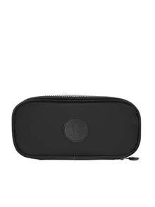 Single-Opening Pencil Case, Washable With Water. - 黑色 - 查看 1