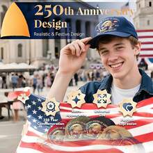 United States 250th Anniversary Hat Eagle - United States 250th Anniversary Hat, Patriotic Adjustable Baseball Cap, United States 250th Anniversary Hat, Unisex A Thoughtful Holiday Or Commemorative Gift For Veterans, Patriots, And History Lovers - màu đen - Xem 8