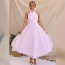 Comfortable Casual Cotton Linen Lace-Up Midi Skirt - 白色 - 查看 6