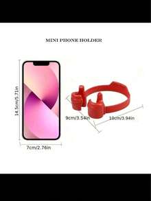 1pc Adjustable Foldable Rabbit Shaped Phone Holder For Bathtub