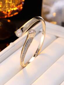 1 pieza Brazalete de lujo con forma de serpiente, adecuado para uso diario - pulsera - Ver 1