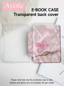 Ayotu 1pc Turtle & Hibiscus Flower Tablet Sleeve & Kindle EBook Cover, Compatible With IPad 10th Gen, IPad 11/Air 4/Air 7, 9.7", Galaxy Tab A9 Plus, Kindle (11th Gen-2024), Kindle Paperwhite 12th Gen 2024, Stylish & Minimalist Pattern, Great Holiday Gift - Multicolor - View 7