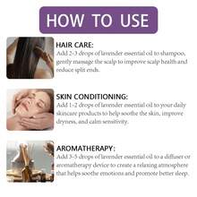 Vailonliss Aceite esencial de lavanda | Aroma calmante para relajación, aromaterapia y masaje - Lavanda - Ver 8