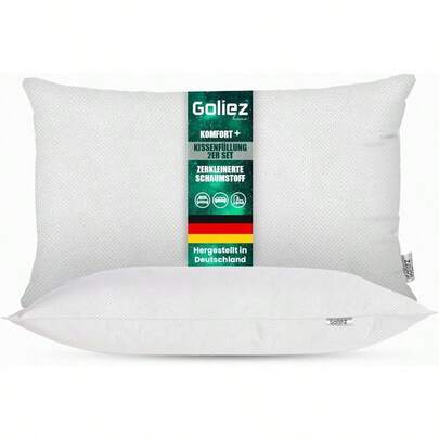 Goliez Kissenfüllung 2er Set Kissen für Bett Kopfkissen Innenkissen Dekokissen Sofakissen Zierkissen Füllung