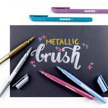 - Rotuladores pastel - Rotuladores de punta de brocha - Punta de pincel suave, tinta a base de agua, bolígrafos para colorear, suministros de arte, papelería pastel - Juego de 6,40841268 - Multicolor - Ver 5