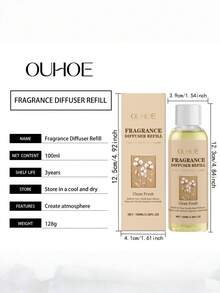 Refil para Difusor de Aromas - Emite fragrância para criar um ambiente acolhedor e romântico. - Multicolorido - Ver 4