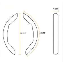 3pcs/Set Steering Wheel Cover, Car Accessories, Carbon Fiber Anti-Slip Steering Wheel Cover, Segmented And Butterfly Design, Fits 99% Vehicles, Segmented Anti-Slip Steering Wheel Protector, Carbon Fiber Steering Wheel Cover, Anti-Slip, Anti-Scratch, Universal For Cars, SUVs, Trucks Interior (Black, Red, White, Blue) - 3-piece Set - View 9