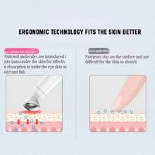 New Ultrasonic Eye & Face Massager, Lip & Face Massage Beauty Pen, Removes Eye Bags And Dark Circles, Caring For Eye Health And Beauty - White - View 10