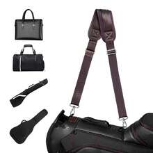 UOZL 59英寸通用可调节肩带，带加厚肩垫和双平衡扣，360度旋转金属钩，适用于公文包、斜挎包、电脑包、行李箱包 - 彩色 - 查看 18