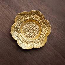 1pc Brass Cup Mat, Suitable For Gongfu Tea Ceremony, Tea Cup Holder, Heat-Resistant Metal Tea Set Accessory - Multicolor - View 43