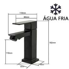 Luxury Silver Modern Metal Bathroom Faucet 1/2 - 黑色 - 查看 3