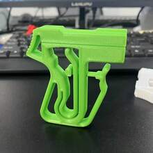 Instant Toothpick Launcher | 3D Printed Party Fun In Green, White, Yellow | Interactive Party Entertainment - Multicolor - View 11