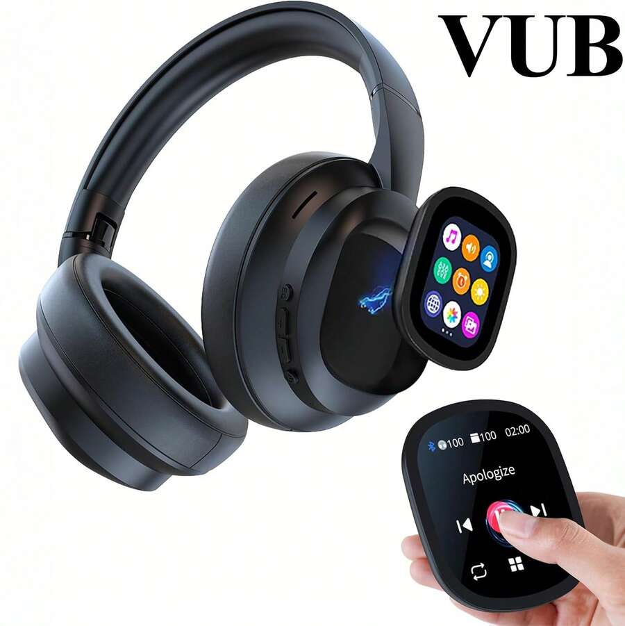 New Hybrid Active Noise-Canceling Headphones (With Touchscreen), Intelligent AI Translation, Remote Control Photography, Wireless Headphones With Microphone, Soft Ear Pads, Multiple EQ Bass Settings, Comfortable Fit Earcups, Suitable For Tablets, Laptops, And Mobile Phones. Keywords: Headphones, Gaming Headphones, Noise-Canceling Headphones, Over-Ear Headphones, Gaming Headphones With Microphone, Soundcore Headphones, Retro Headphones, Noise-Canceling Headphones With Microphone, Over-Ear Headphones, Headphones, Smart Headphones, Futuristic Headphones, Headphones, Men's Headphones, Gaming Headphones With Microphone, Active Noise-Canceling Headphones, Over-Ear Noise-Canceling Headphones, Comfort Headphones, Ear-Hook Headphones, Digital Headphones, Office Headphones, Call Headphones, Lightweight Headphones, High-Quality Audio, Durable Construction - 黑色 - 查看 1