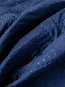 1pc Durable Sofa Cover, Easy To Clean, Pet-Friendly Sofa Protector, Diamond Quilted Design, Fits 1/2/3 Seater, All Season Breathable, Modern Sofa Slipcover With Side Pockets - Navy Blue - View 11