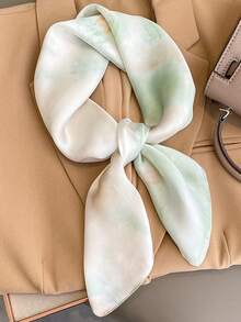 1pc Bandana Polka Dot & Geometric Print Scarf, Shawl, Neckerchief, Headband For Women - Multicolor - View 2