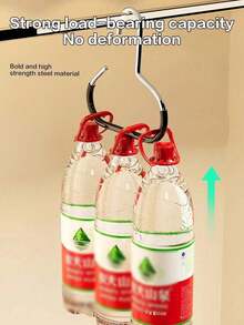 3pcs New Hat Hooks, Practical Tool For Storing Hats. One Hook Can Hold Up To 8 Hats, Suitable For Dorm Closets, Can Hang Baseball Caps And Other Hats, Multi-Functional Hat Display Rack, No Trace And No Hooks Needed. - Multicolor - View 9