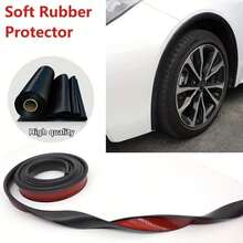 1pc Matte PVC Trim, Scratch & Collision Protective Strip, Front Bumper Protector, Car Scratch Guard, Car Protective Film - Protective Case - View 4