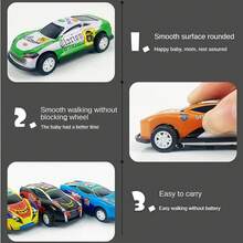 Children's Alloy Car, Tin Car/Alloy Car, Inertial Car Model (Random Packaging Box/Car Style) Packaging Box Racing Car Model Toy Car Set, Mini Simulation Container Car Model Suitable As A Gift For 3-9 Year Old Boys - Multicolor - View 8