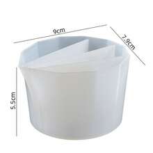 水晶环氧树脂硅胶调色杯 调色杯硅胶模具 - 白色 - 查看 15