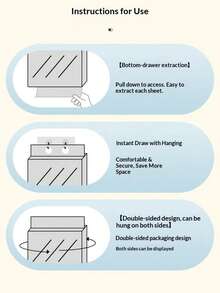 The Suspended Raw Pulp Wooden Toilet Paper Holder Can Hold 1280 Rolls Of Toilet Paper. It Has A Four-Layer Thickening Design And Is Suitable For Kitchens, Bathrooms And Workrooms. It Can Be Used To Store Tissues, Napkins And Cocktail Napkins. - trắng - Xem 7