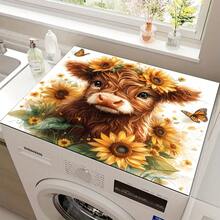 1pc Desktop Heat-Resistant Protective Cover, The Surface Is Anti-Slip And Scratch-Proof, And Easy To Clean Polyester, Which Is Used For Anti-Slip In Kitchens, Washing Machines, Dryers, Stove Protective Covers, Home Appliance Accessories And Modern Kitchen Utensils. - Multicolor - View 33