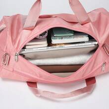 1个大容量训练包，旅行包，健身包，过夜度假行李包，干湿鞋仓分离，周末随身包，适合商务、度假、户外、滑雪、健身旅行、过夜、手提、运动、学习用品、学生返校、手提包、周末包、情侣包 - 彩色 - 查看 9