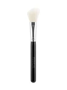 1 Pc Angled Blush Brush With Black Wooden Handle Bonic Wool Fiber Shadow Brush,Brush For Contour, Blush And Bronzer Makeup Application - Black - View 6