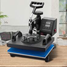 Heat Press, 12x10Inch T-Shirt Press Machine, T-Shirt Press Heat Press 30x23cm Printing Machine Heat Transfer Sublimation Machine For T-Shirts - ‎12 x 10in - View 1