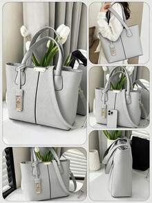 Women Shoulder Bags - Grey - View 3