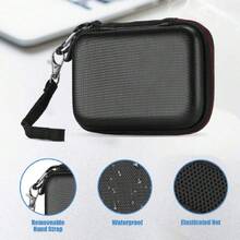 Estuche Compatible con  T7 Touch Portable SSD 500Gb 1TB 2TB, Hard EVA Carrying Case Antigolpes Portable para Almacenar Disco Duro  T7 Touch -Negro,40848381 - Naranja Coral - Ver 6