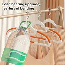 10 chiếc móc treo váy bằng nhựa phủ cao su chống trượt, móc treo quần áo tiết kiệm không gian, chịu lực tốt với móc xoay 360°, móc treo đa năng dùng được cả khi khô và ướt, giúp sắp xếp quần áo gọn gàng trong tủ. - Nhiều màu - Xem 5