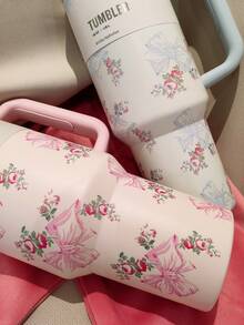 STANLEYo Better With A Bow, Limited-Edition Holiday Collection QUENCHERs H2.0 40oz / 1183ml Tumbler. Double-Wall Vacuum Insulation. Sports Water Bottle. Can Be Used For Outdoor Sports, Heat Preservation Time Cold And Hot Water Can Be Insulated, Suitable For Camping, Work, Indoor Use. Gifts For Women.[Gift Box Packaging] - 40oz/1183ml - View 3