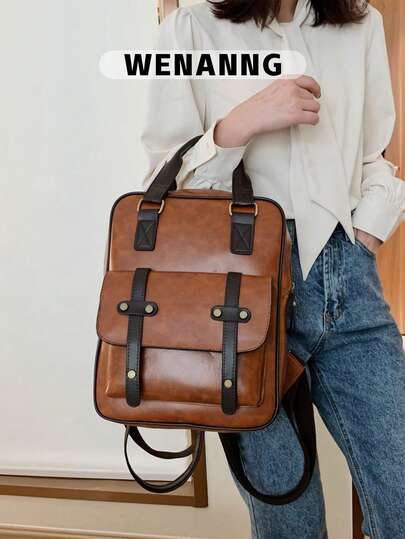 防水、便携、大容量简约经典背包，适合女性、菜鸟和白领工作者，适合大学校园的书包，非常适合学校书包、返校背包、大容量、商务休闲、便携，适合少女、女大学生、菜鸟和白领工作者、白领工作者，非常适合返校、大学、中学、高中、工作、商务、通勤