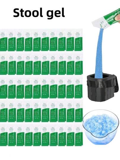 10PCS Camping Outdoor Manure Gel, High-Quality Camping Toilet Gel, Compostable, Suitable For Portable Toilets, Camping, Outdoor Hiking, And Emergency Toilets. This Hardener Has High Water Absorption And Deodorizing Effects. Camping And Camping Essentials, Travel Essentials, Camping Equipment, And Fun Gifts.