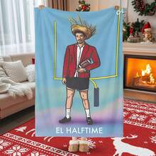 Multifunctional Plush Throw For Home Couch Bedroom Gift Warm And Stylish - Multicolor - View 1